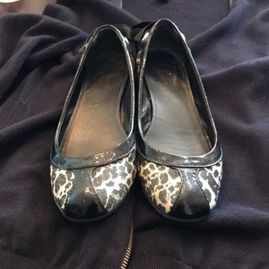 Coach Cheetah Ballet Flats w/Bow size 5.5